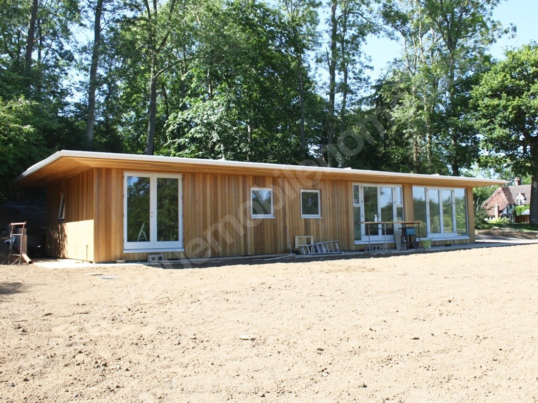 mobile home brighton cedar clad flat roof lodge value mobile homes